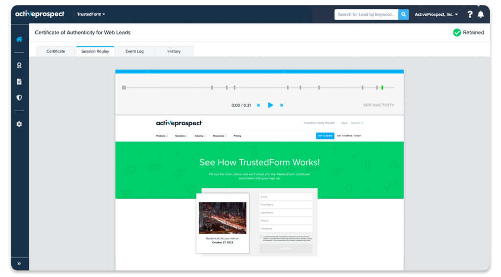 Financial Services Lead Management & Generation | ActiveProspect
