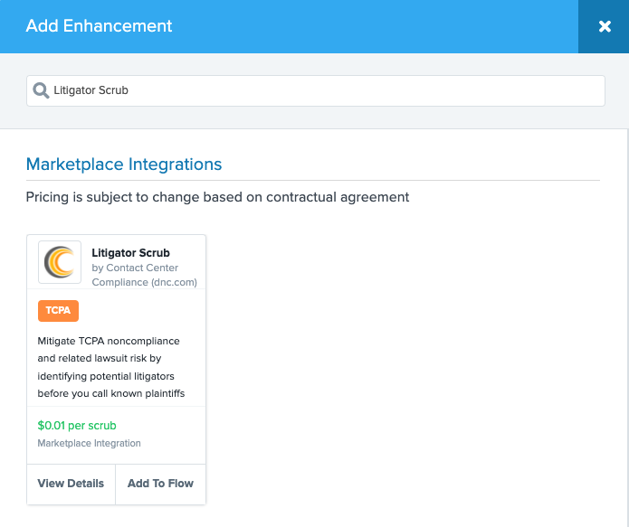 How to add TCPA Litigator Scrub to your LeadConduit flow