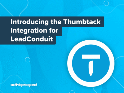 thumbtack leadconduit integration