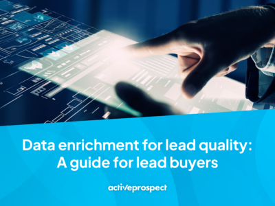 data enrichment for lead quality