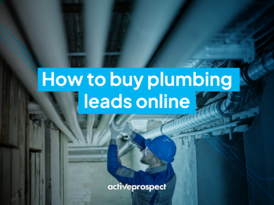 buy plumbing leads online